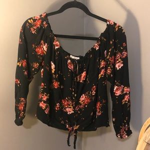 Rewind - Floral Crop Top